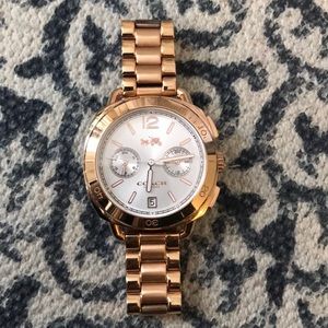Rose Gold Coach Watch